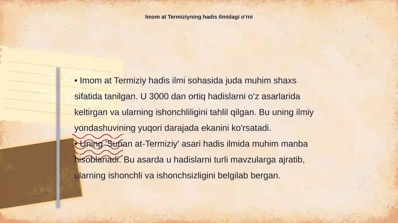 Imom at Termiziy va uning hadis ilmiga qoʻshgan hissasi 4