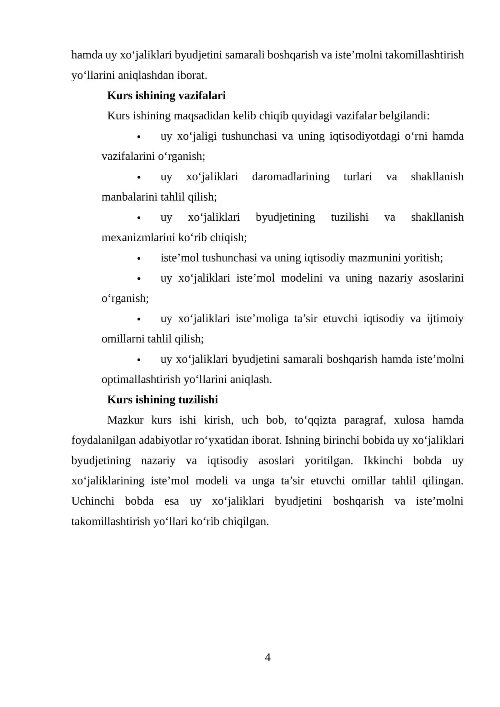 Uy xo‘jaliklarining byudjeti va iste’mol modeli 4