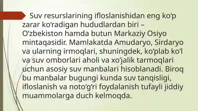 Gidrosfera muhofazalash 4