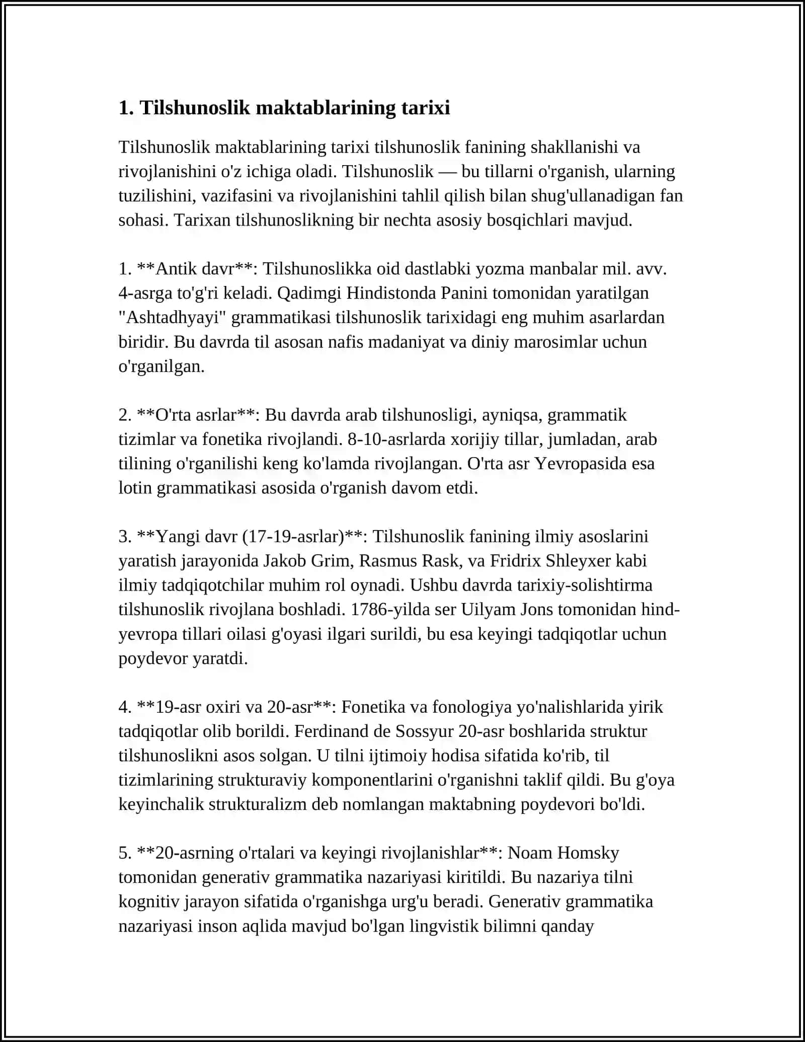 TILSHUNOSLIK MAKTABLARI VA ULARNING AMALIY ASOSI 4