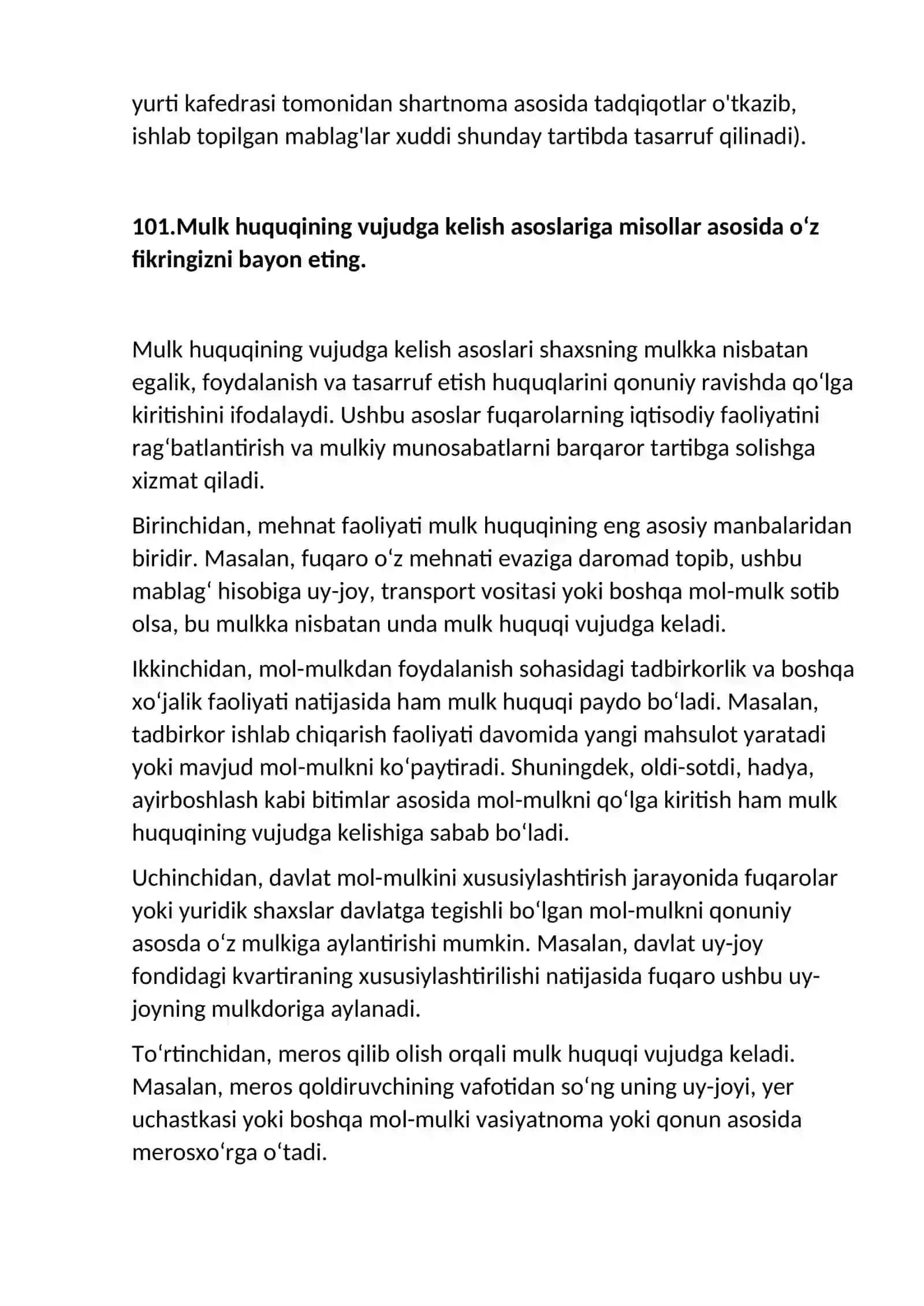 Mulk shakllari haqida ma’lumot 4
