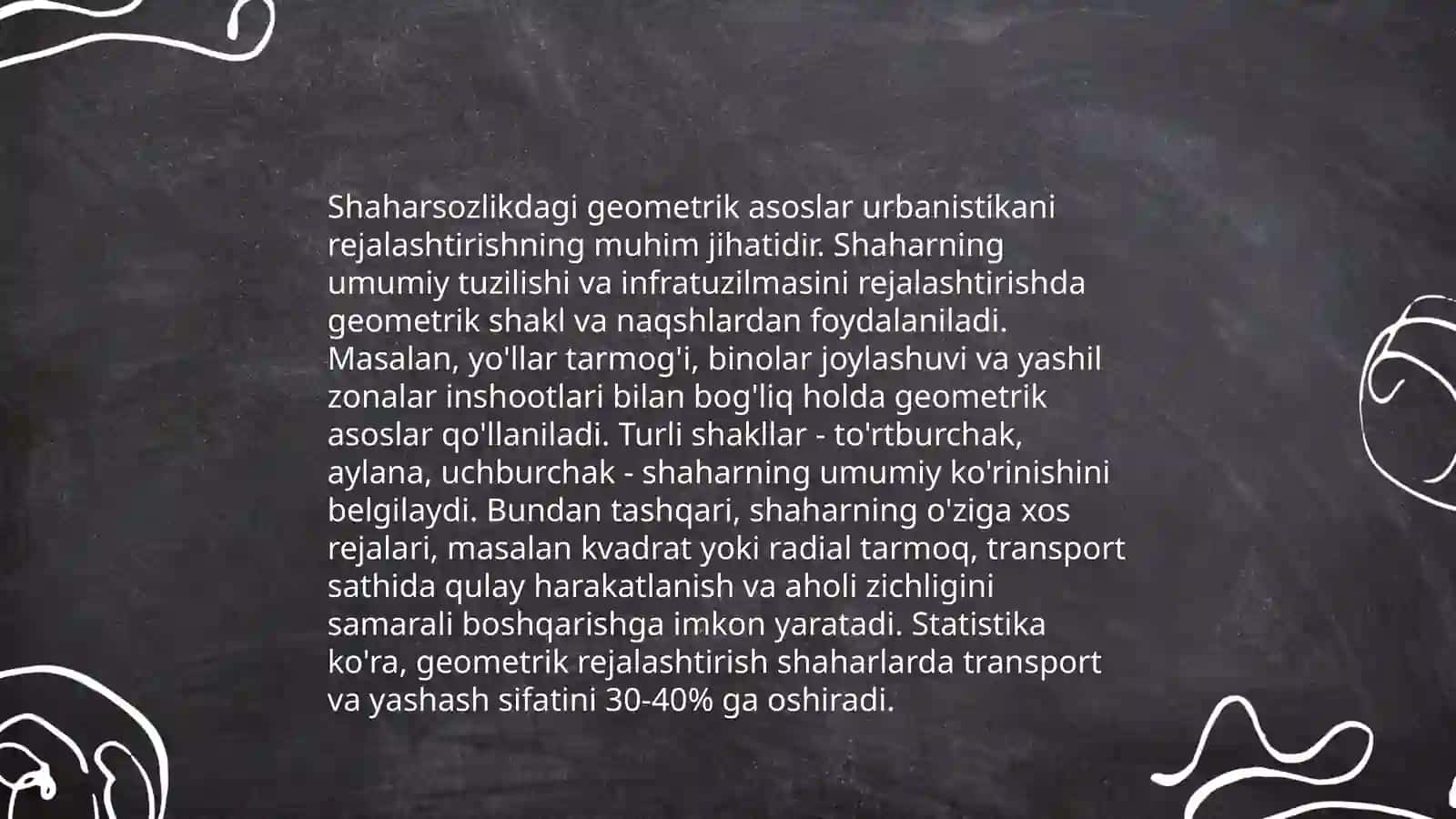 Geometriyaning hayotga tatbiqlari 4