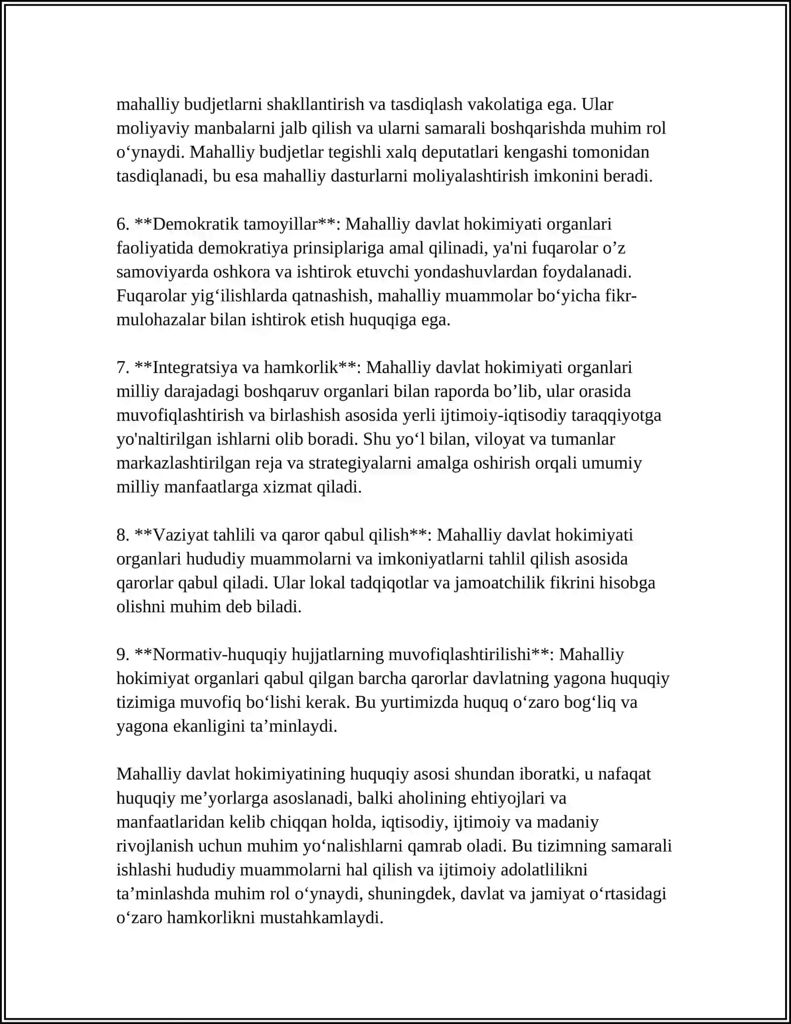 Mahalliy Davlat Hokimiyati 4