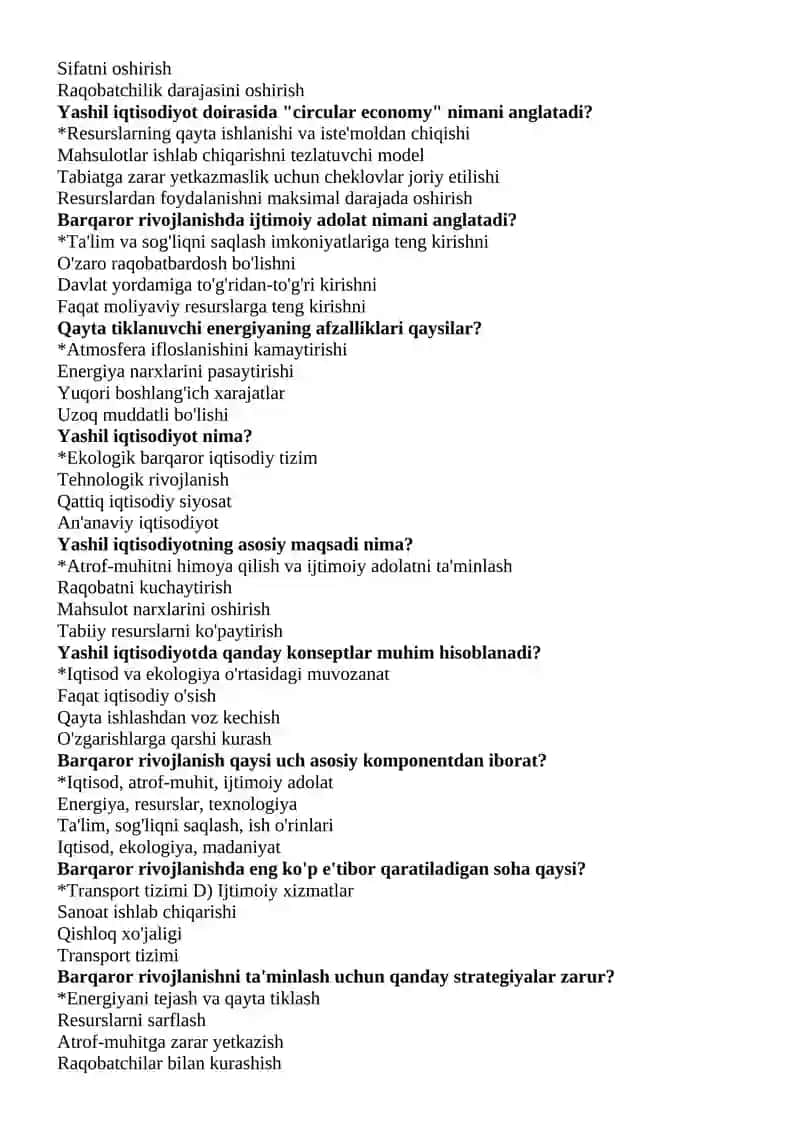 Yashil iqtisodiyot 4