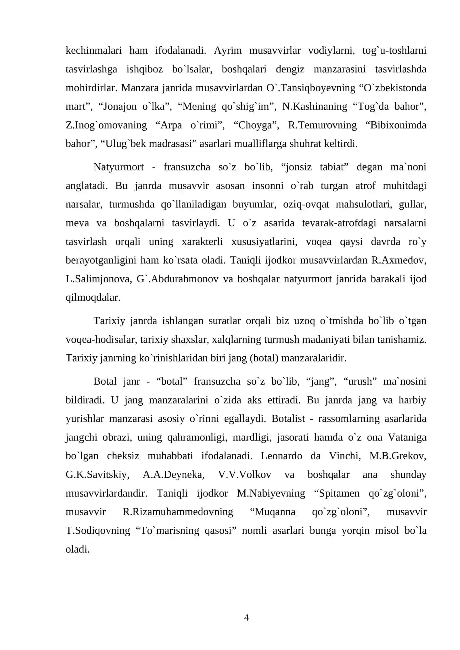 TASVIRIY SANATNING KELIB CHIQISHI 4