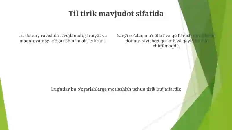 Tilning luģaviy sathi 4