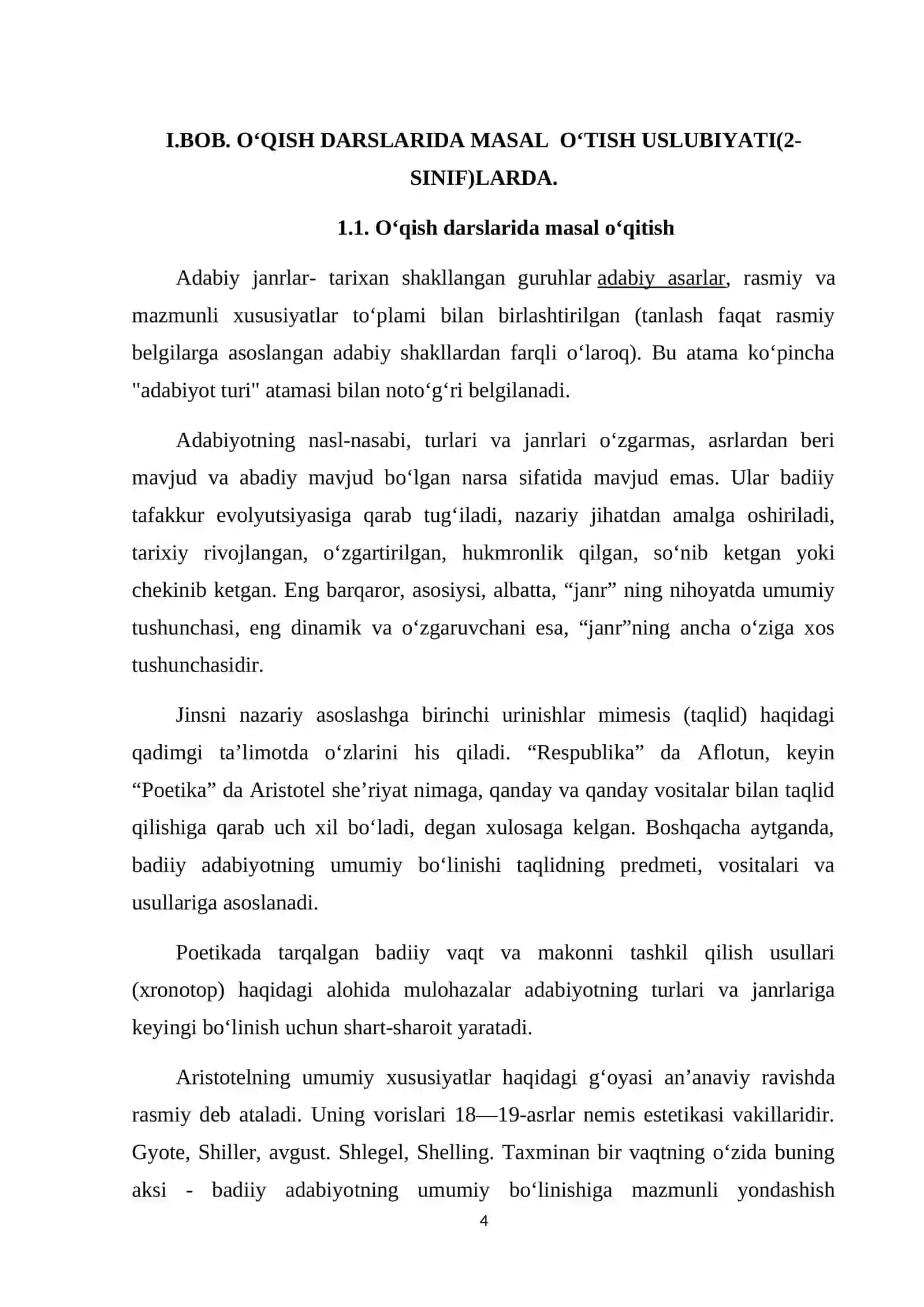 O‘QISH DARSLARIDA MASAL O‘TISH USLUBIYATI (2-SINIF) 4