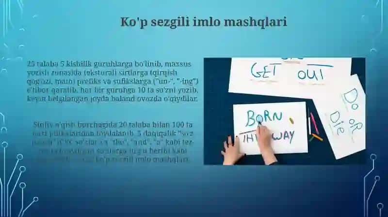 Imlo o'qitishning samarali usullari 4