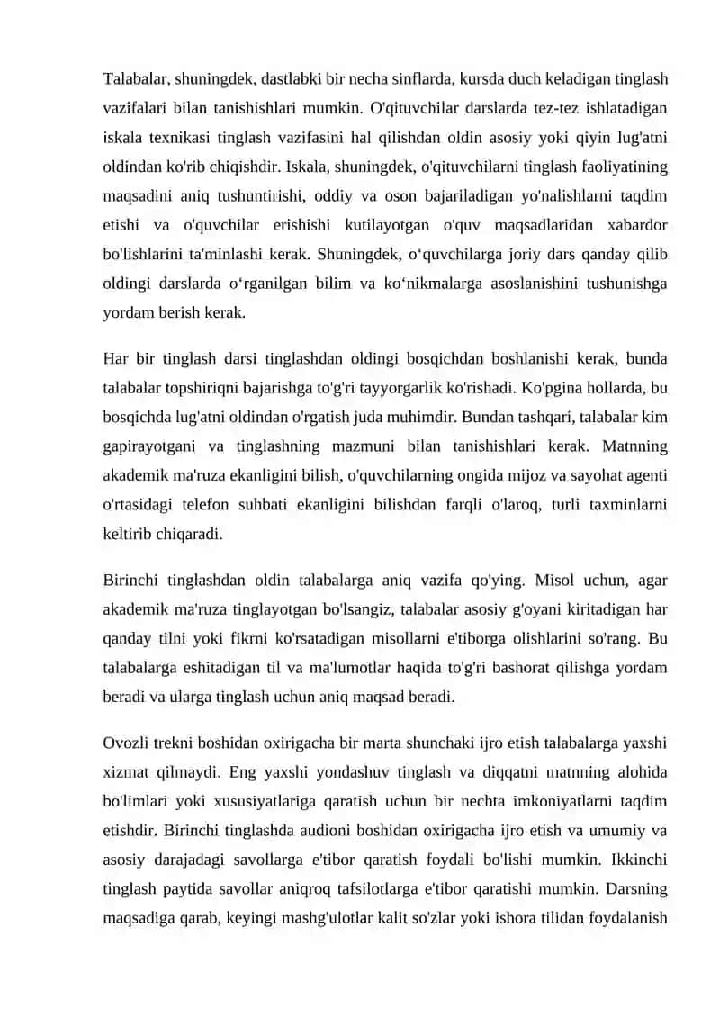Tinglash texnologiyalari 4