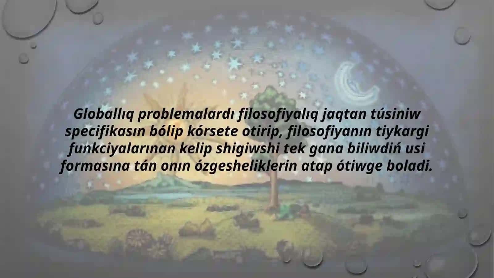 Global proceslerde turaqlılıq hàm turaqsızlıq dialektikası 4
