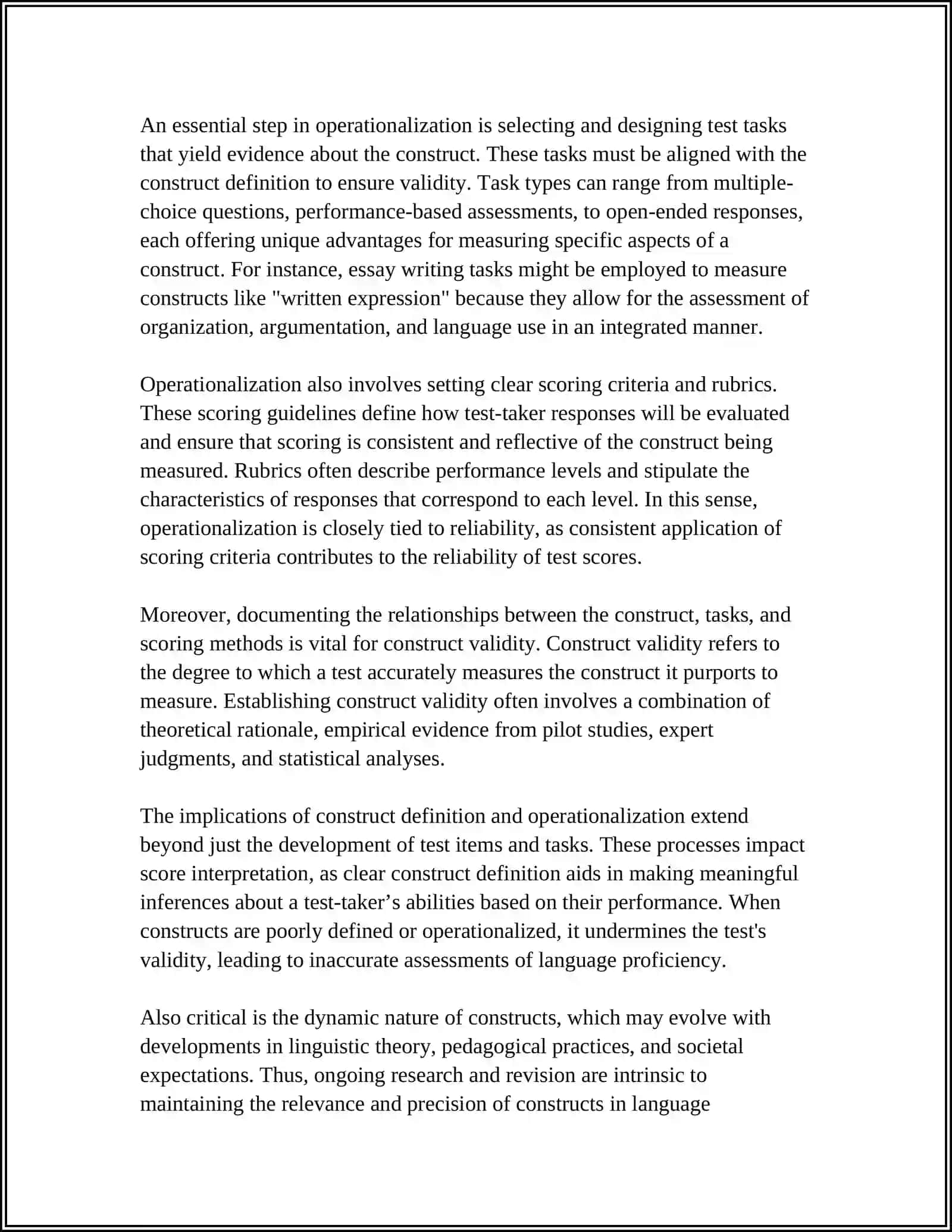 KEY ELEMENTS OF LANGUAGE ASSESSMENT 4