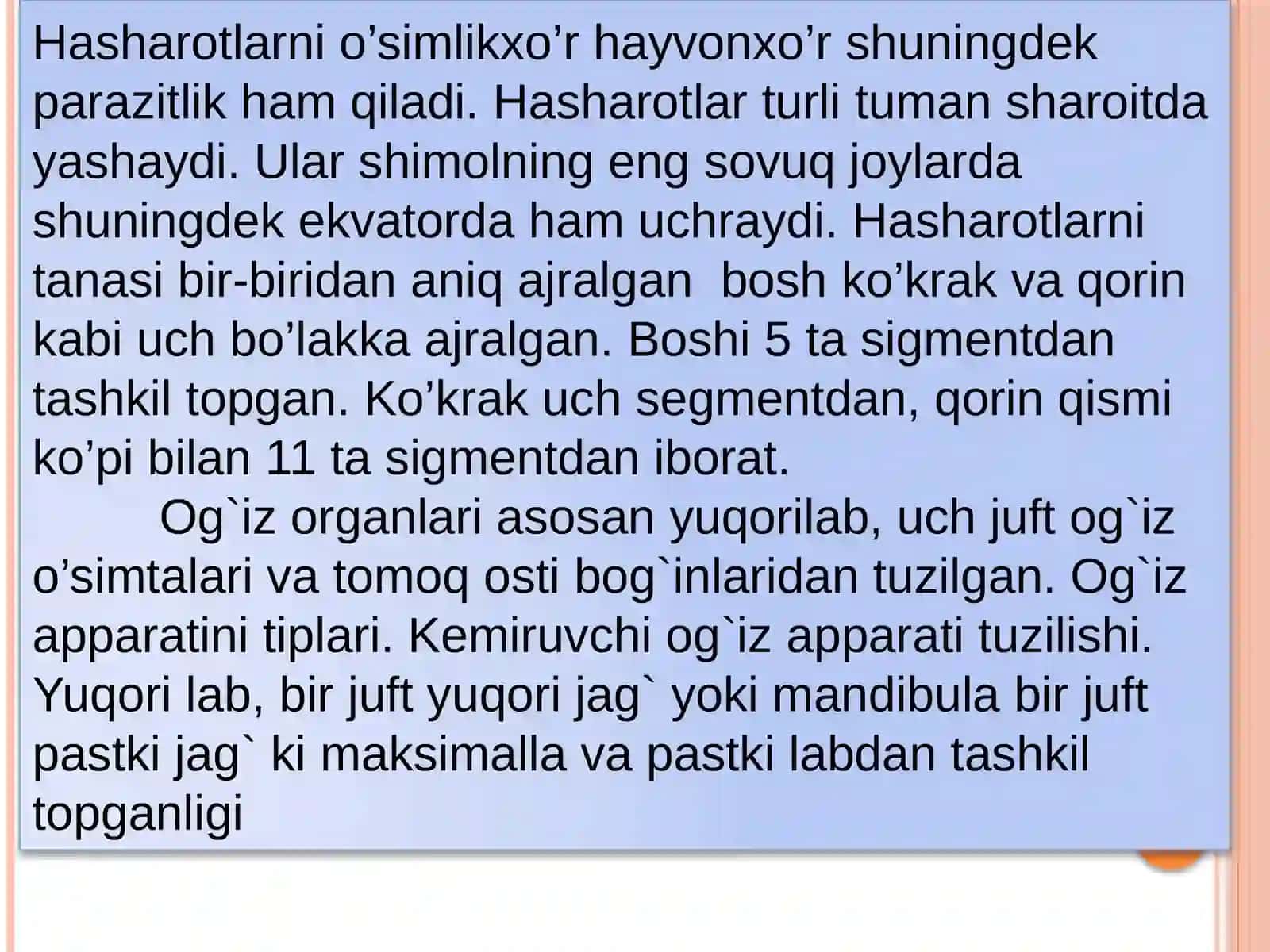 Hashorotlarning tabiatdagi ahamiyati 4