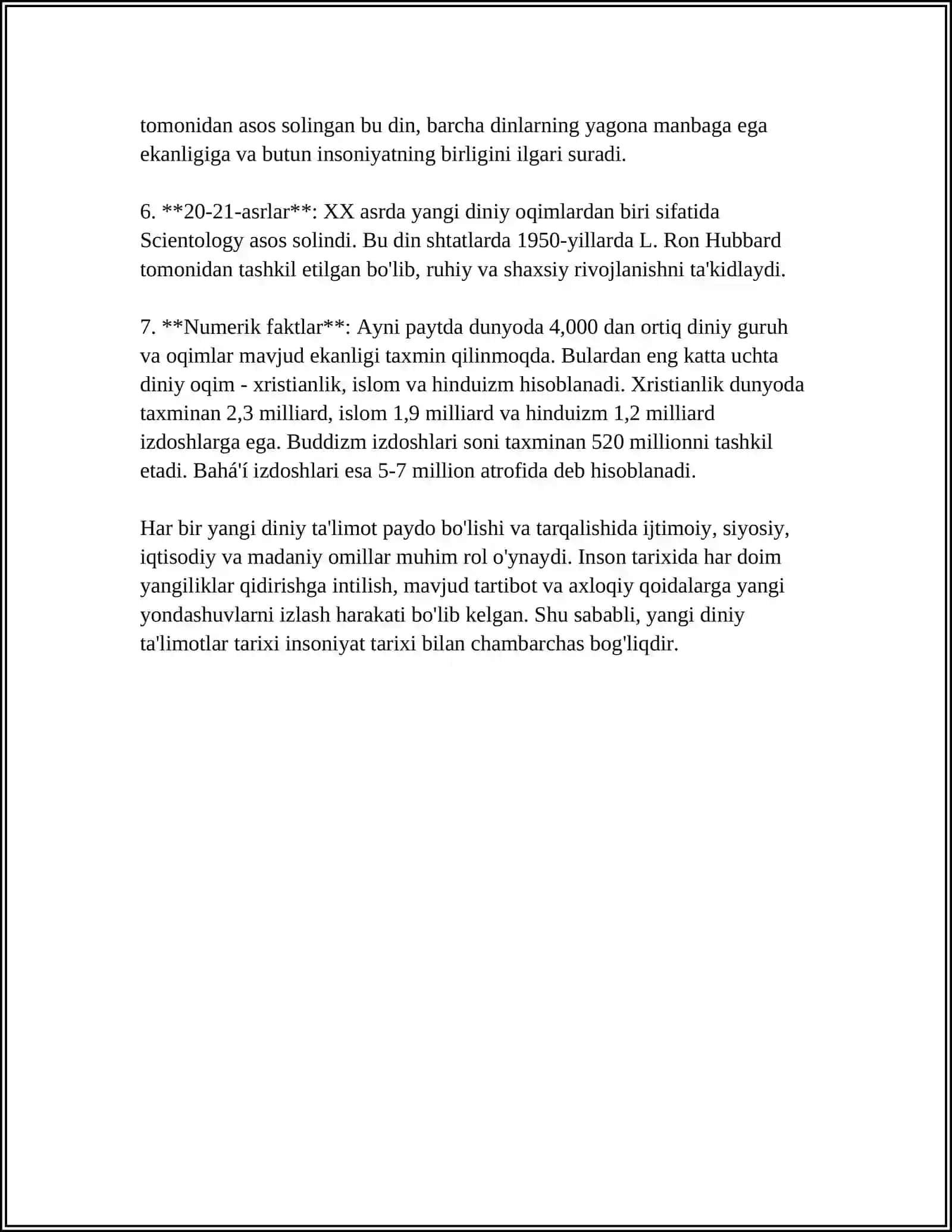 YANGI DINIY TALIMOTLAR 4