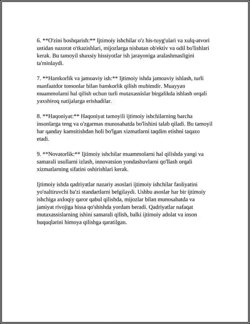 IJTIMOIY ISHDA QADRIYATLAR TIPOLOGIYASI 4