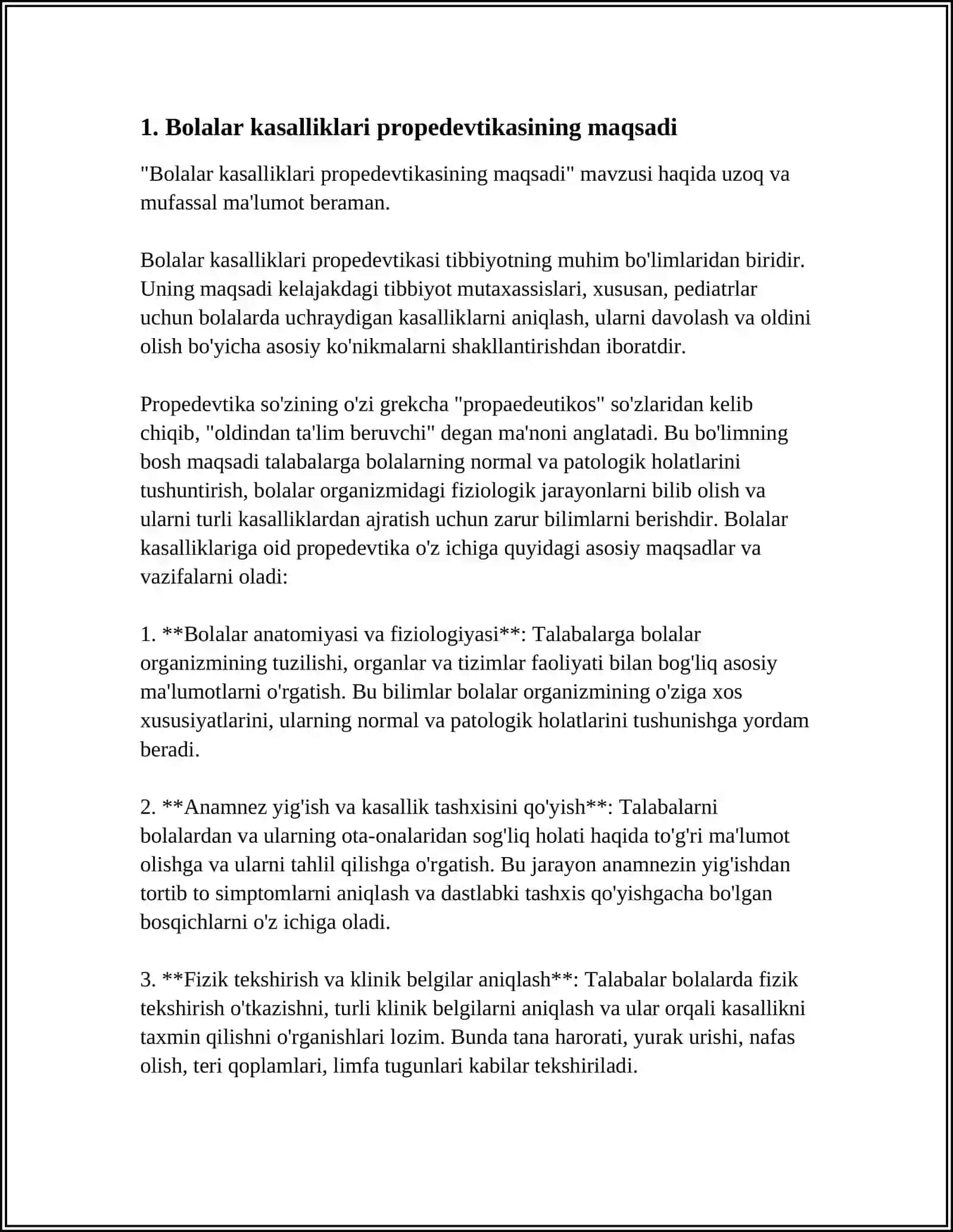 BOLALAR KASALLIKLARI PROPEDEVTIKASI 4