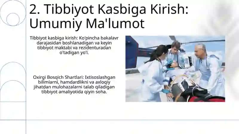 Tibbiyot kasbiga kirish. Terminal xolatlar 4