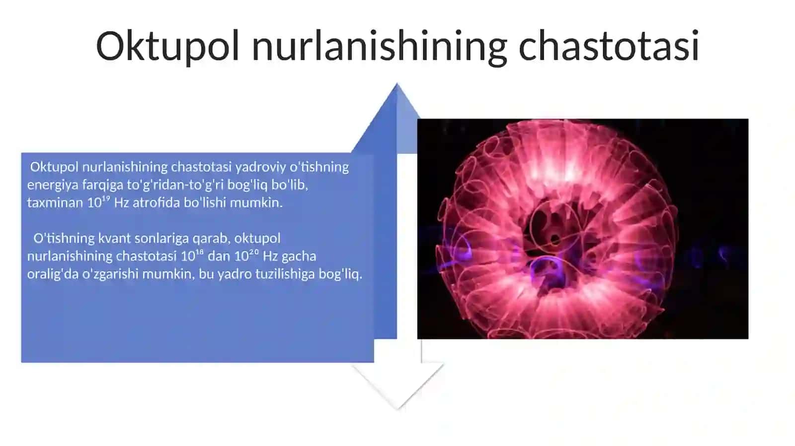 Oktupol nurlanish 4