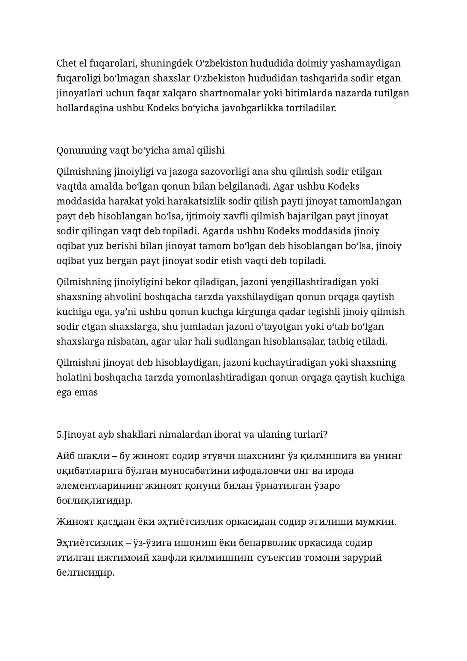 Jinoyat qonuni vazifalari 4
