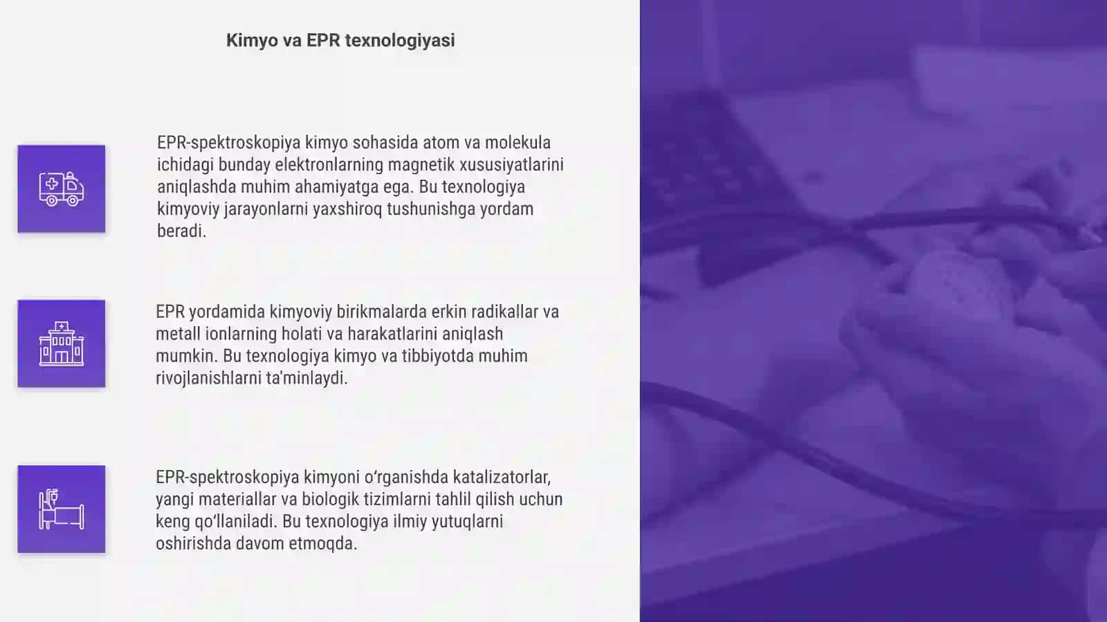 EPR-spektroskopiyaning kimyoda qoʻllanilishi 4
