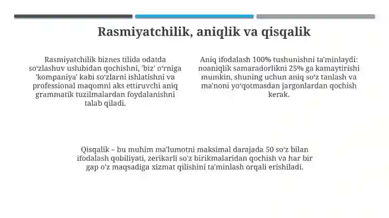 Ish yuritish tili va uslubi 4