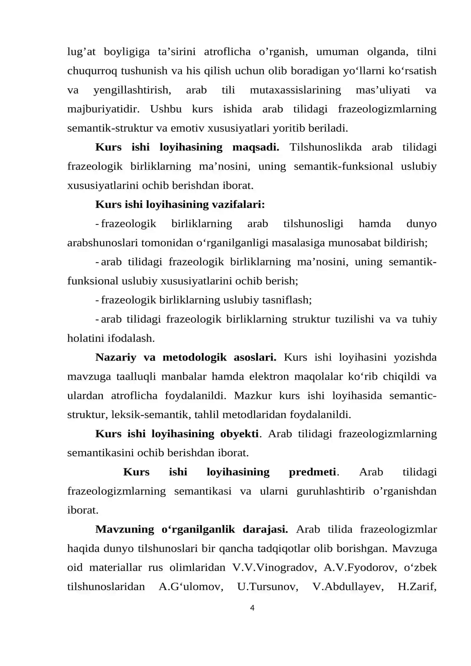 KURS ISHI Arab tilida frazeologizmlar semantikasi 4