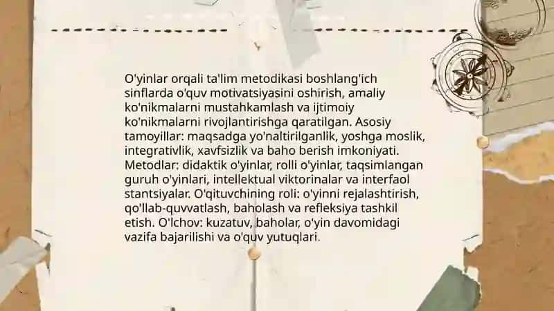 Boshlang'ich sinflarda ta'lim metodlari va vositalari 4