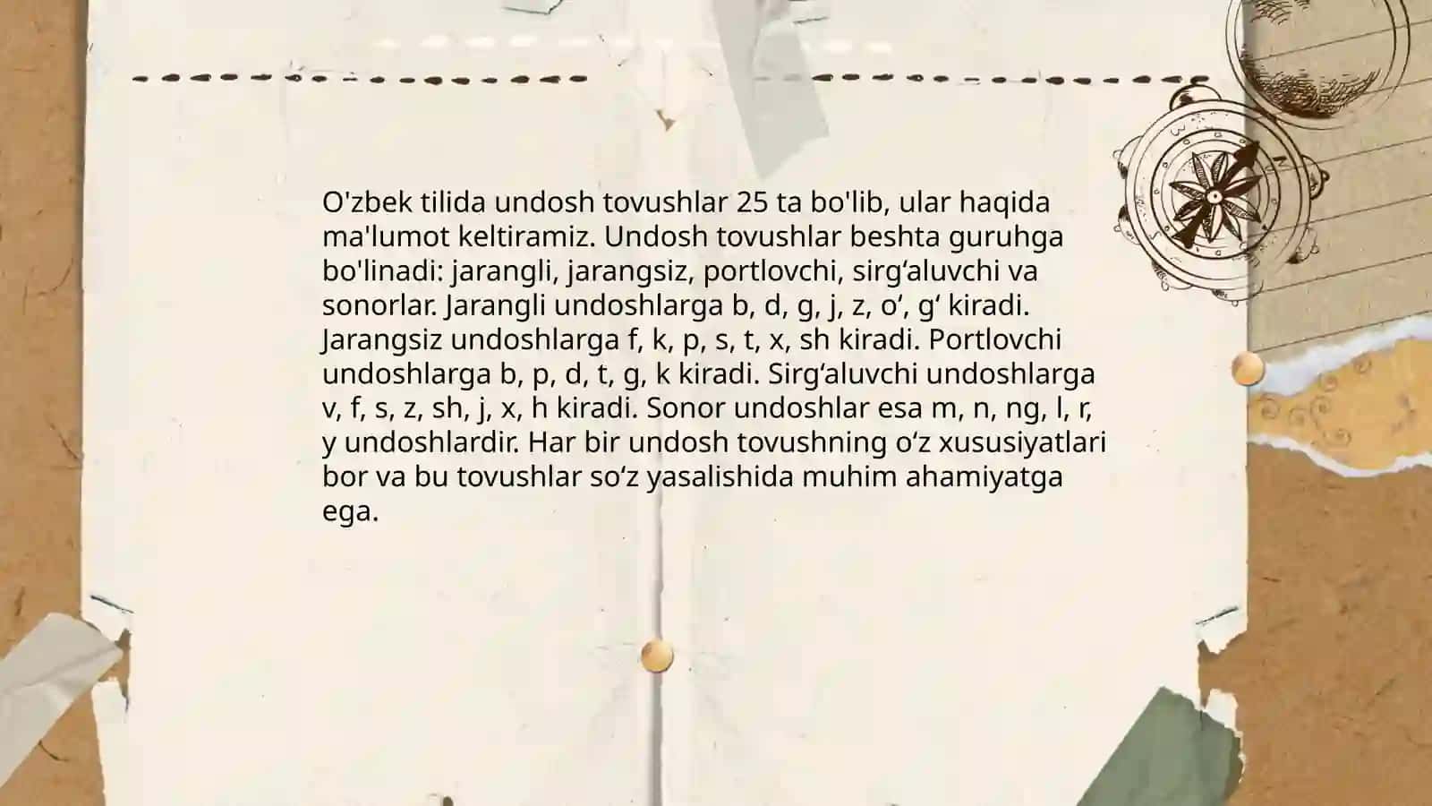 Unli tovushlar 4