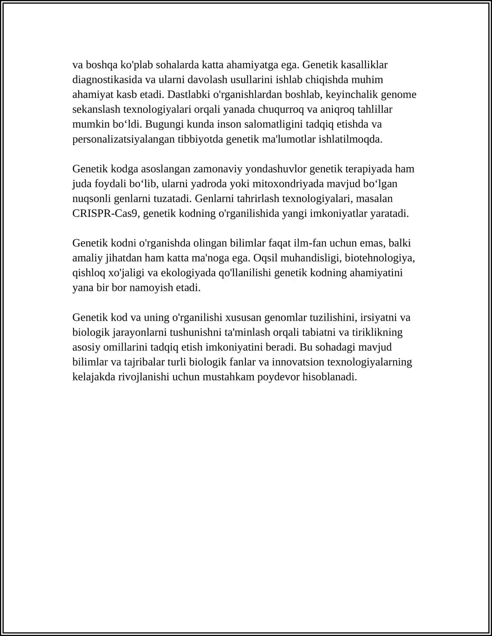 UCHINCHI AVLOD DNK SEKVENSIYASI TIZIMLARI 4