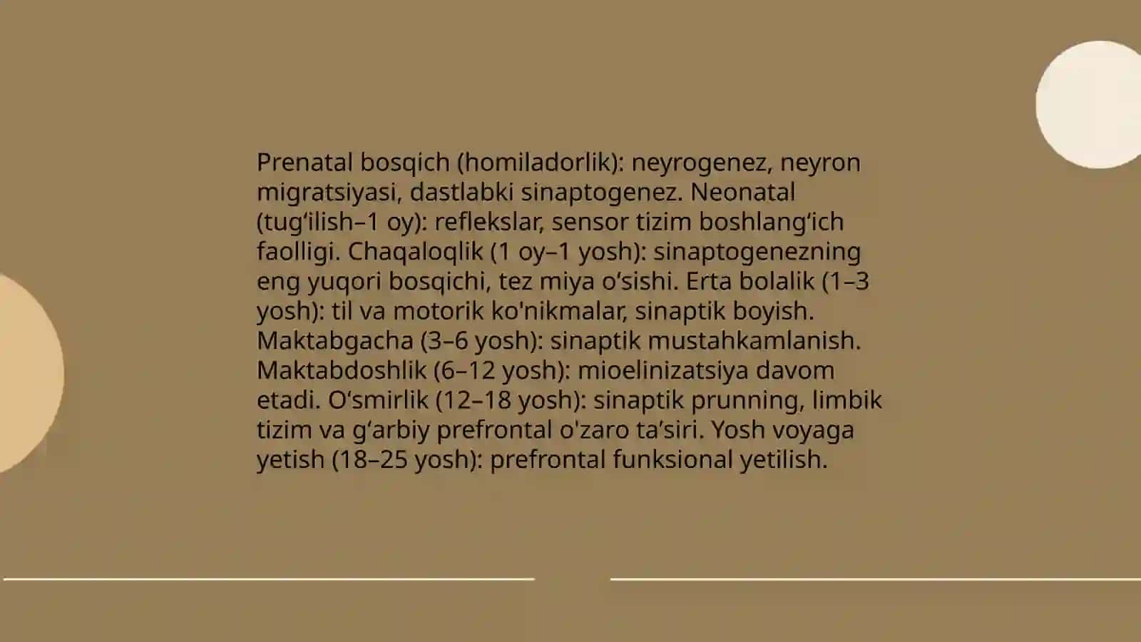 Yosh taraqqiyotining davrlashtirish nazariyalari 4