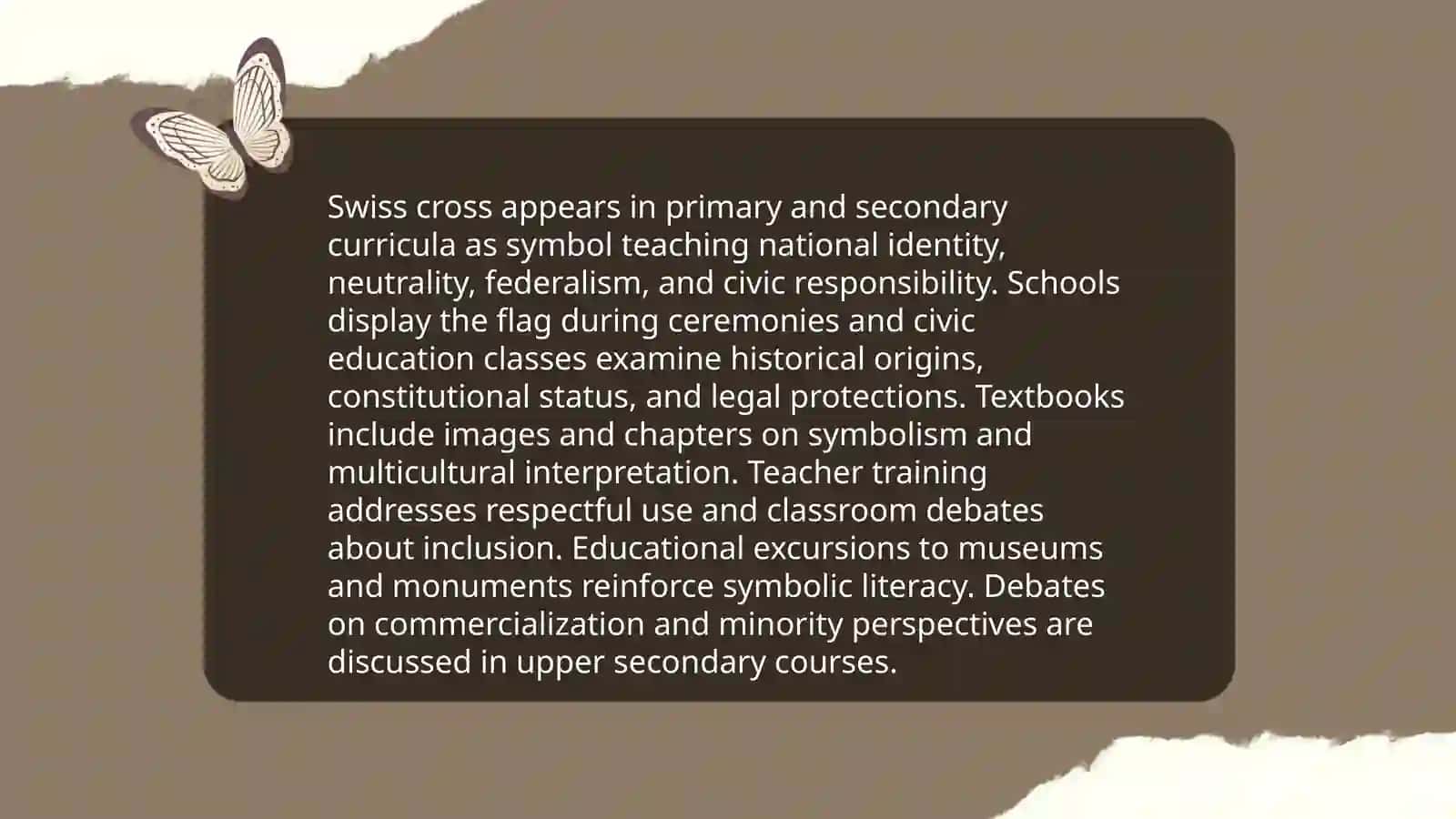 Education and symbols in Switzerland 4