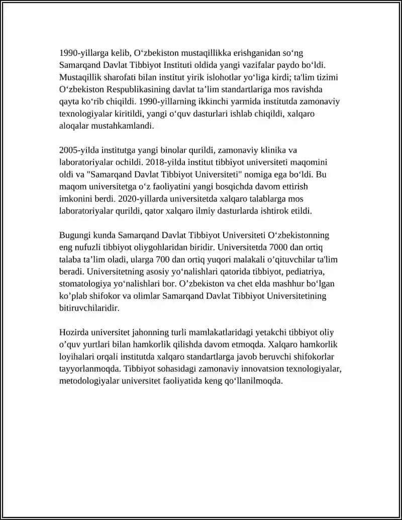 SAMARQAND DAVLAT TIBBIYOT UNIVERSITETI 4