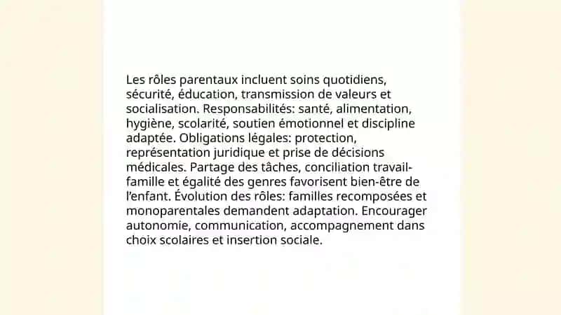 La famille et les relations familiales 4