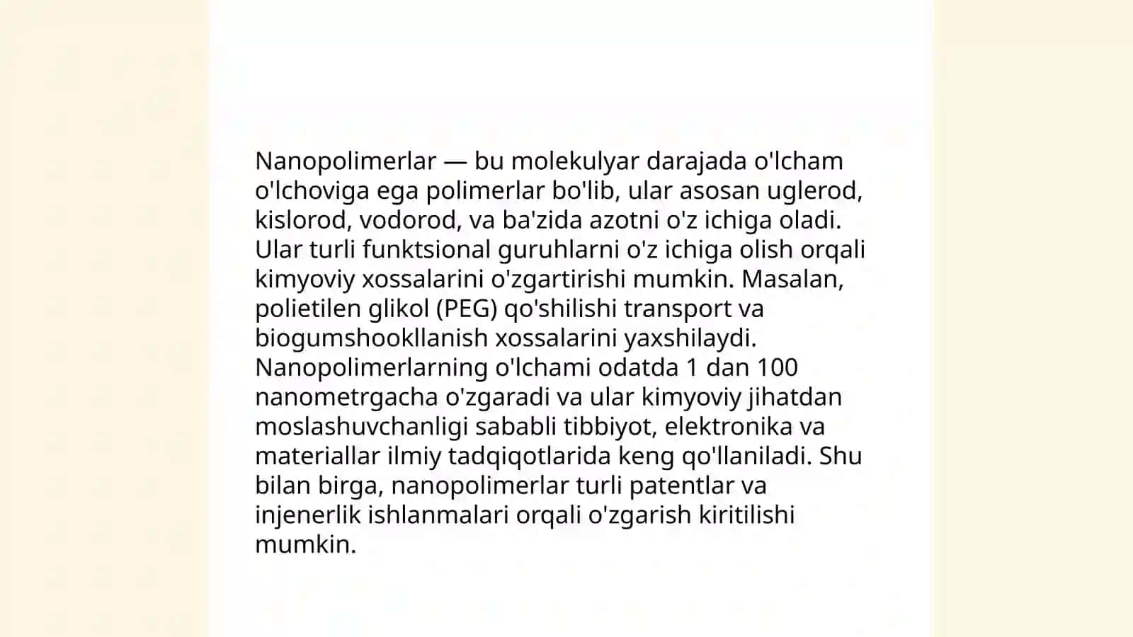 Polimer nanotexnologiya 4