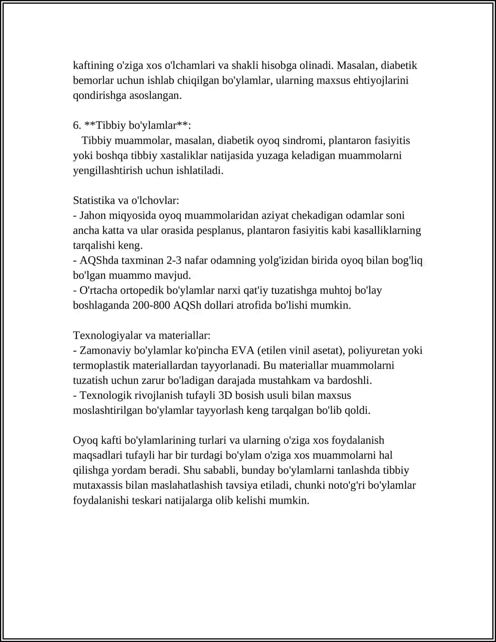 OYOQ KAFTI BOYLAMLARI 4