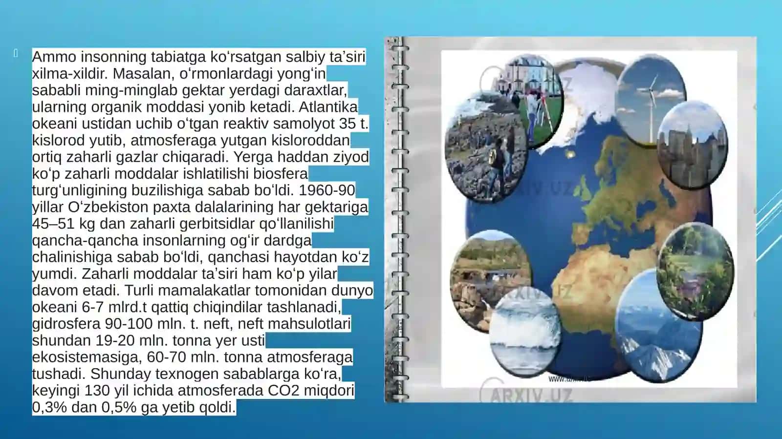 geografik qobiq, uning tartibi va tuzilishi. 4