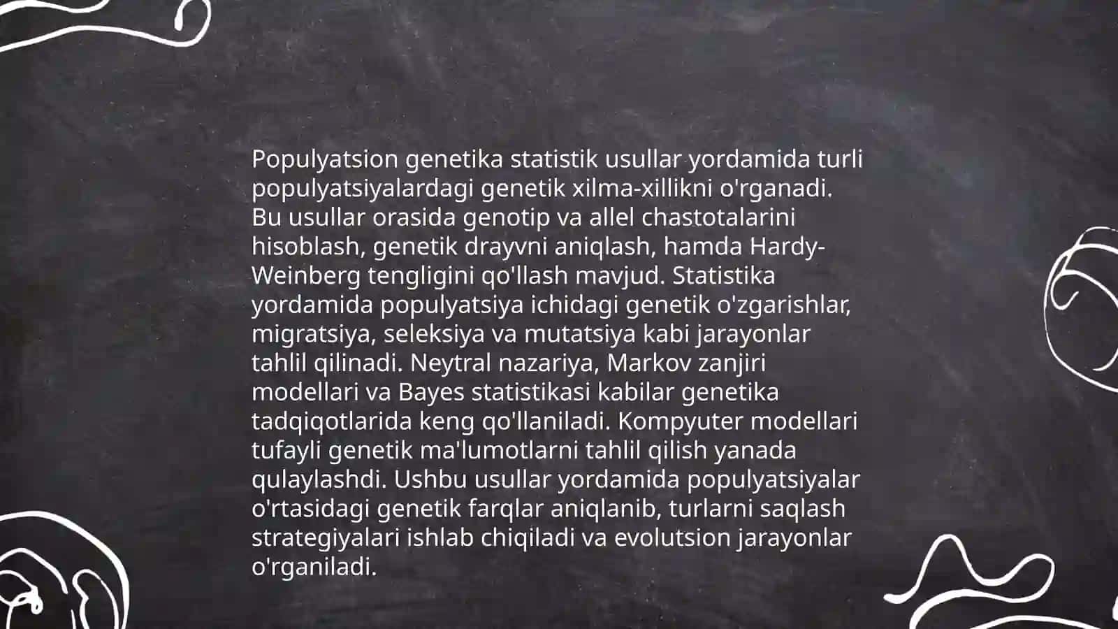 Odam genetikasining o‘rganish usullari 4