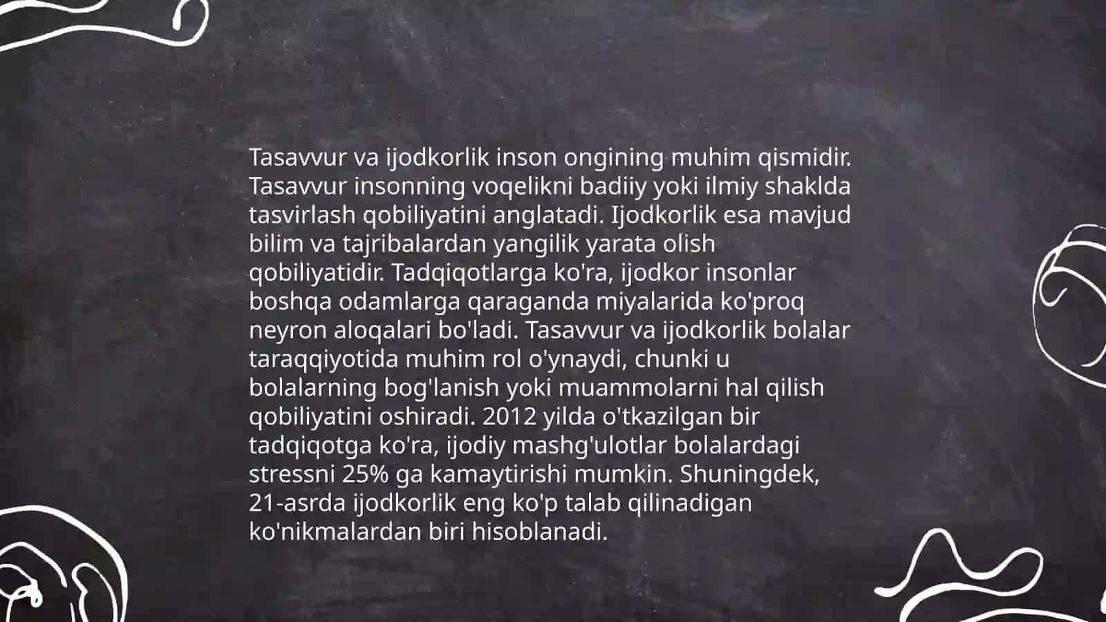Tasavvur haqida tushuncha 4