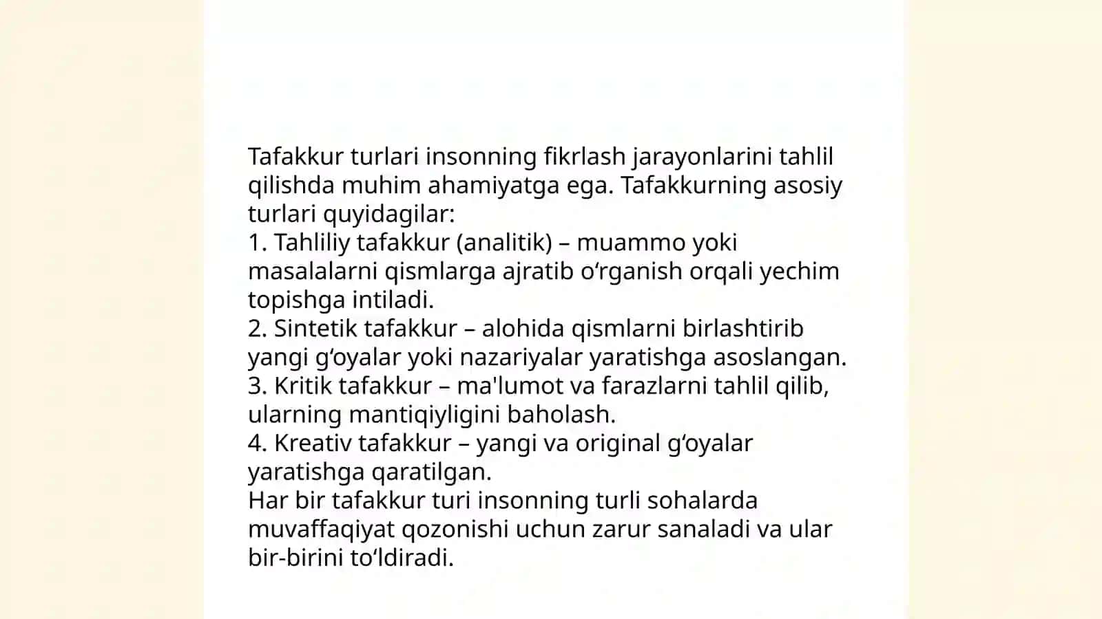 Tafakkur operatsiyalari haqida ma'lumot 4