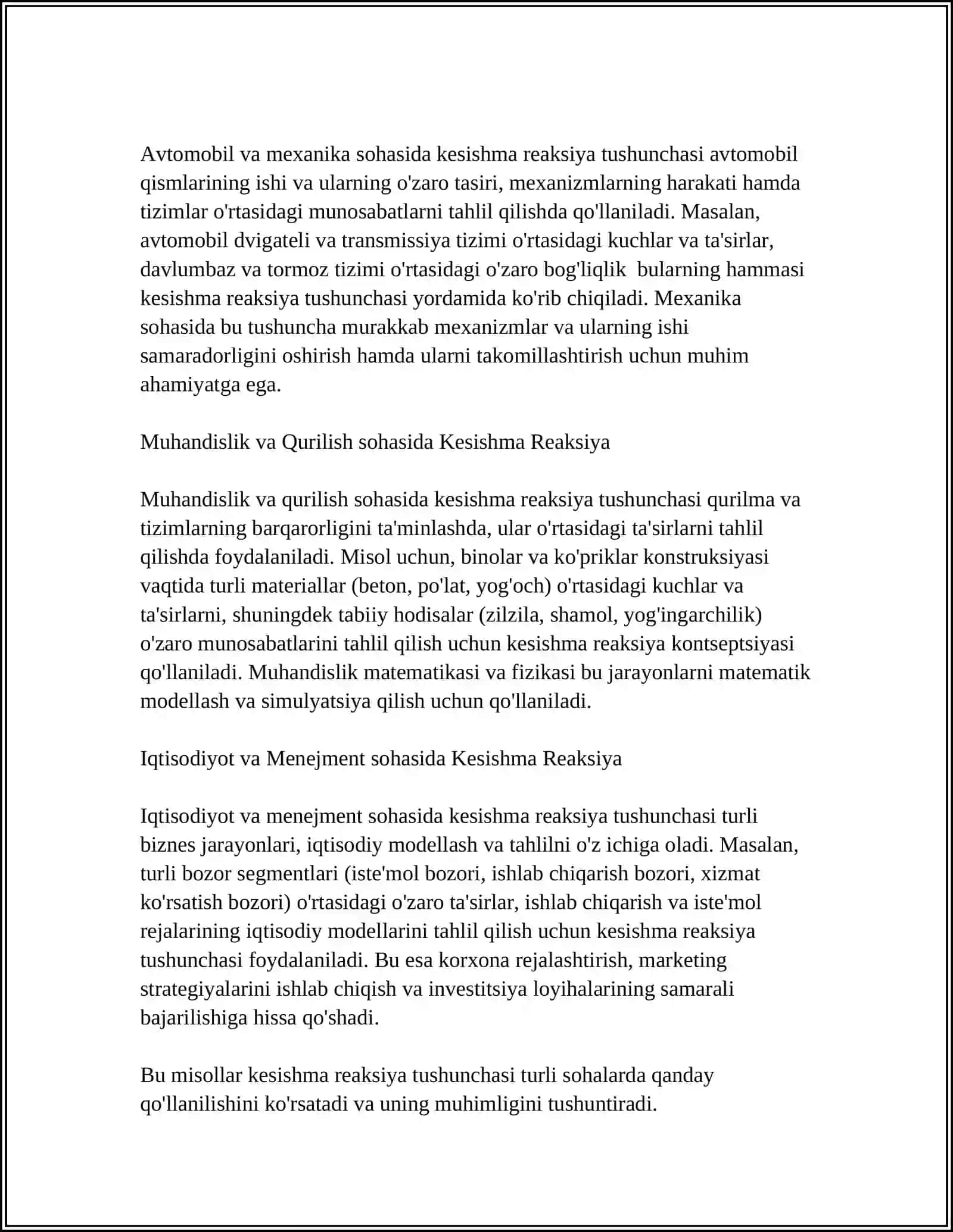 Kesishma Reaksiya 4