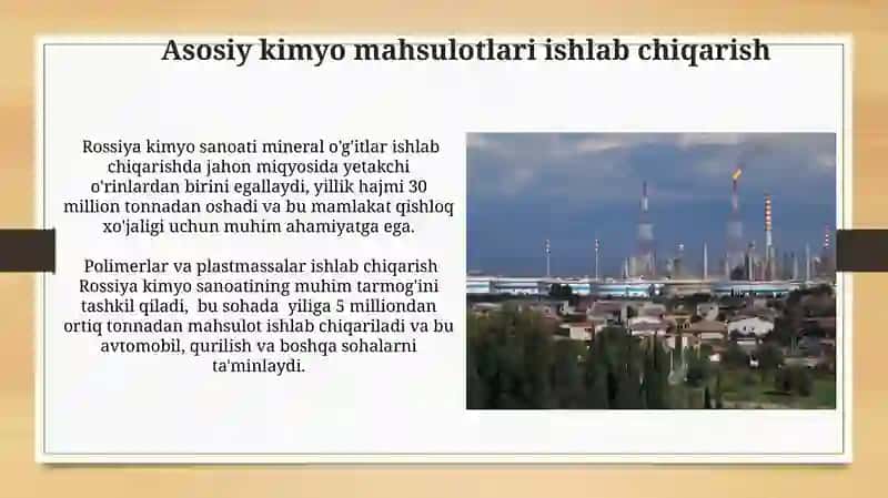 Rossiya kimyo sanoati 4