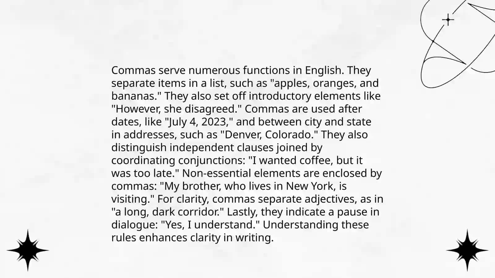 Punctuation rules 4
