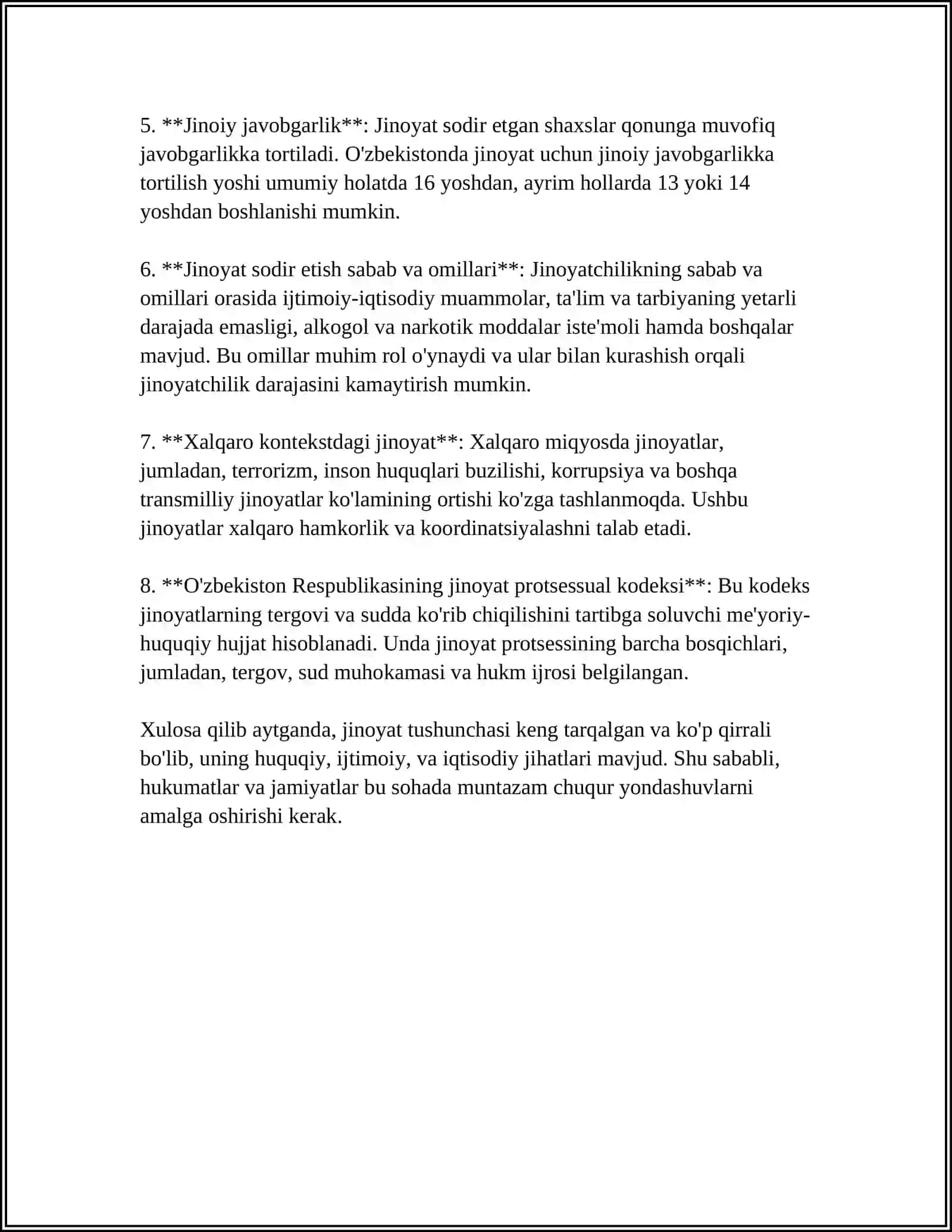 JINOYAT BELGILARI 4