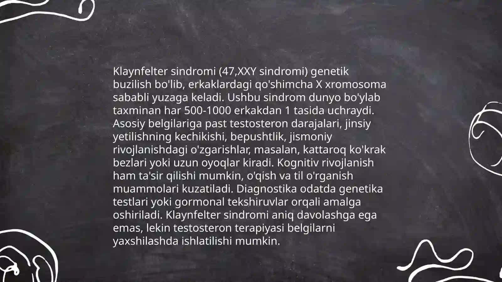 Xromosoma kasalliklari 4