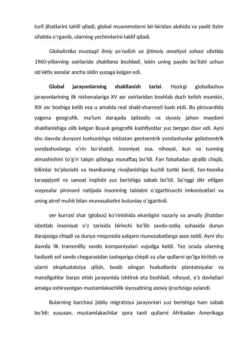 Globallashuvning falsafiy muammolari 4
