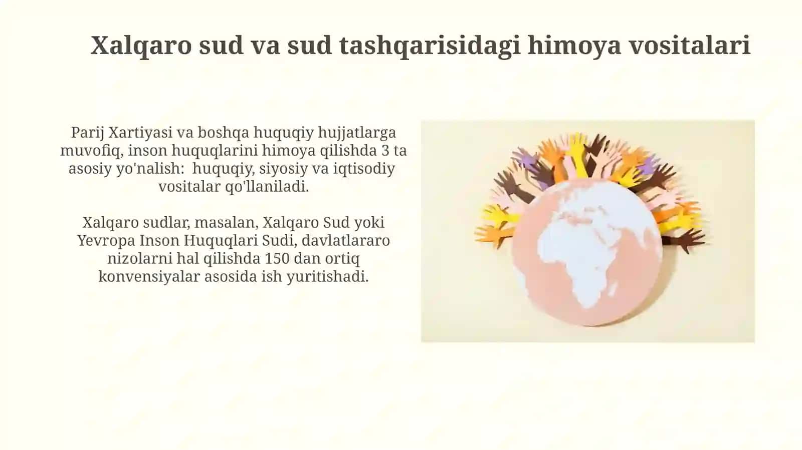 Inson huquqlari boʻyicha xalqaro mexanizmlar 4