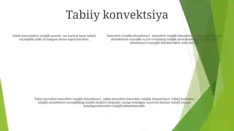 Konvektiv Issiqlik Almashinuvi 4