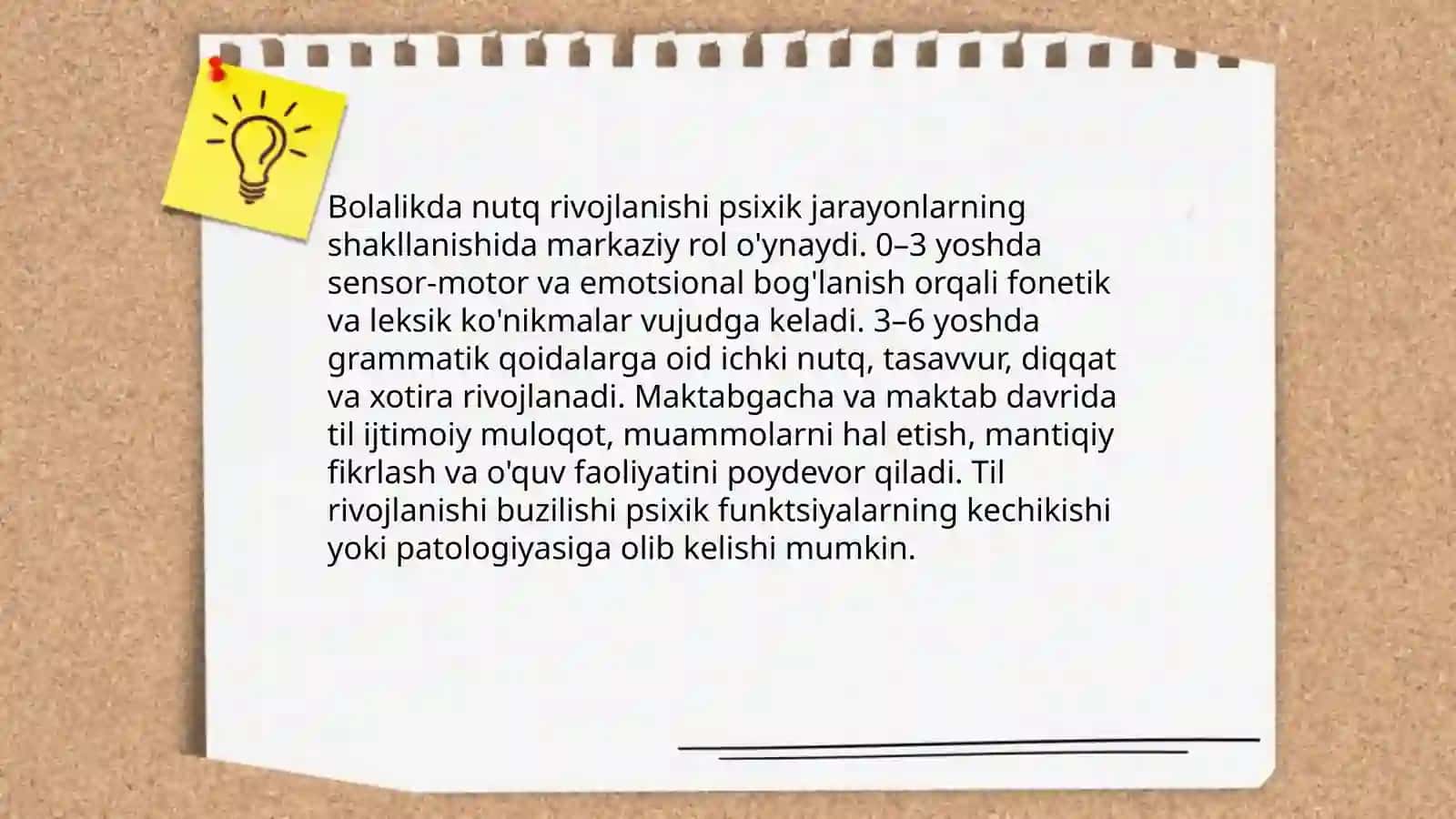 Psixik jarayonlarni shakllanishida tilning ahamiyati 4