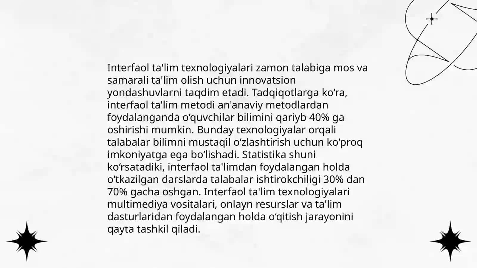 Zamonaviy o‘qitish usullarini O‘zbek tili mashg‘ulotlarida qo‘llash 4