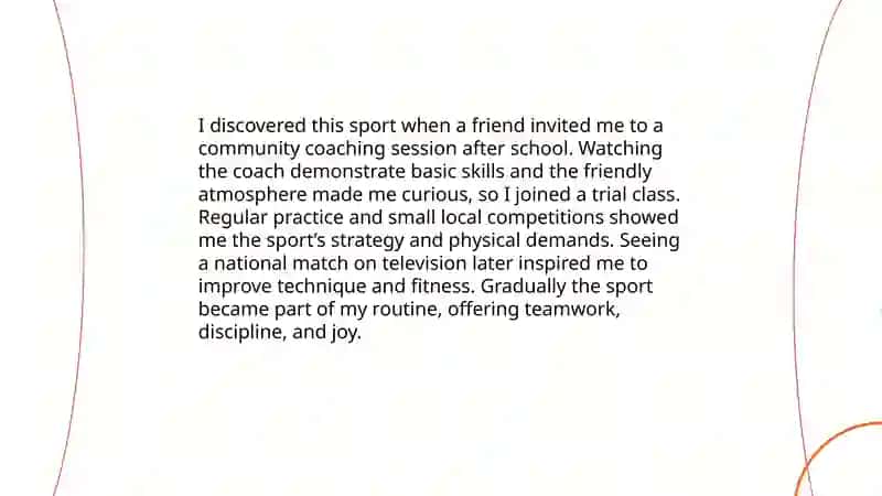 My favourite type of sport 4