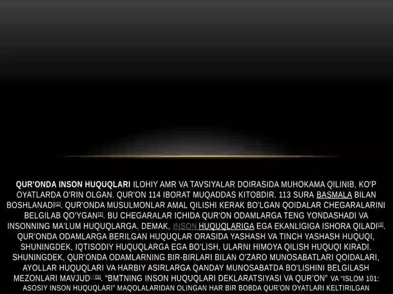Islomdagi Inson Huquqlari 4